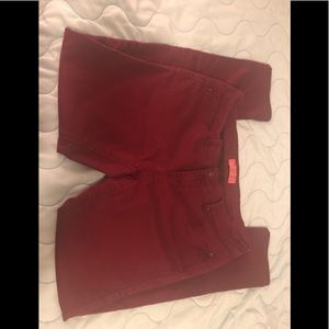 Burgundy Skinny Jeans